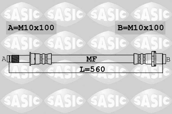 SASIC Тормозной шланг 6606241