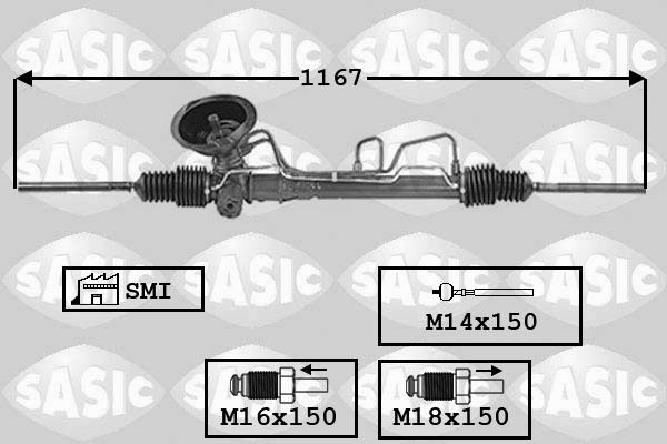 SASIC Рулевой механизм 7006105