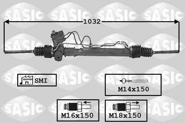 SASIC Рулевой механизм 7006121