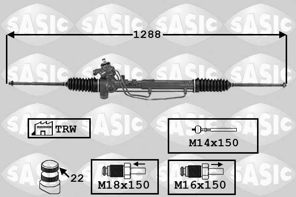 SASIC Рулевой механизм 7006138