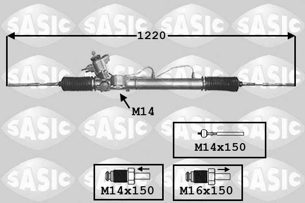 SASIC Рулевой механизм 7006164