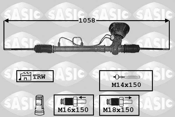 SASIC Рулевой механизм 7006173