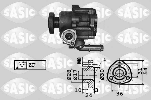 SASIC hidraulinis siurblys, vairo sistema 7076009