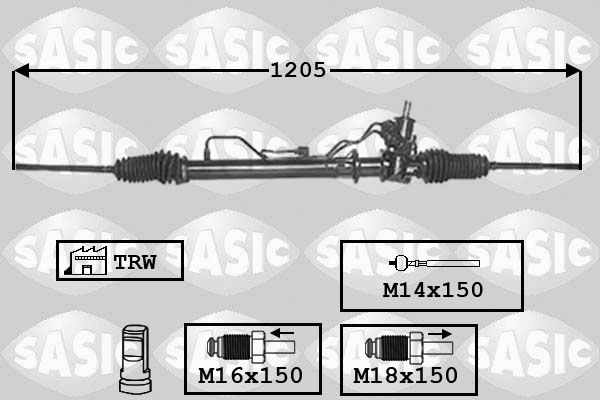 SASIC Рулевой механизм 7174015
