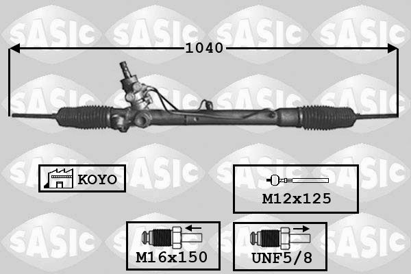 SASIC Рулевой механизм 7176001