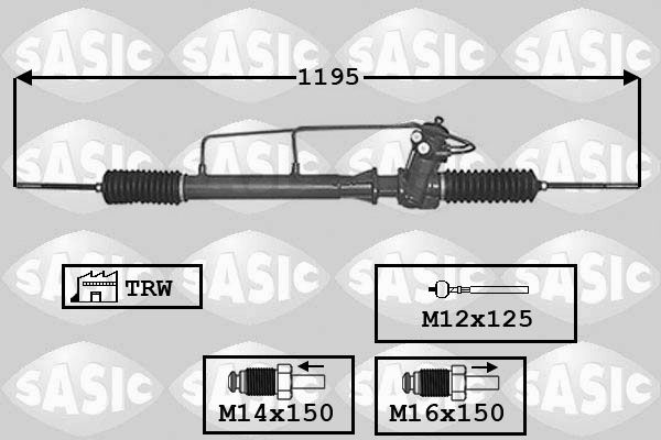SASIC Рулевой механизм 7176003