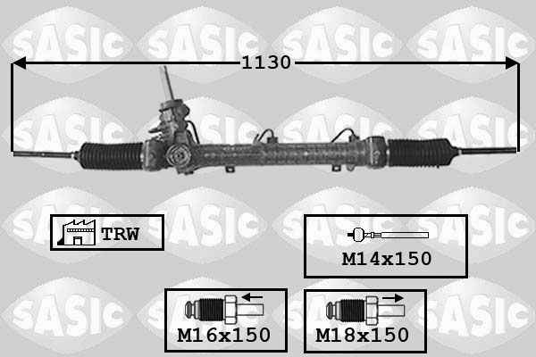 SASIC Рулевой механизм 7176005