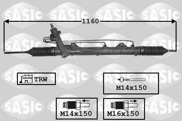 SASIC Рулевой механизм 7176039