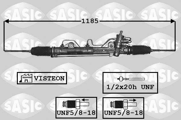 SASIC Рулевой механизм 7176041