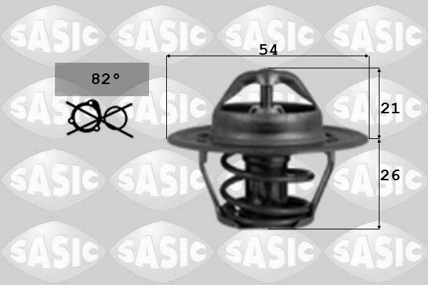 SASIC Термостат, охлаждающая жидкость 9000037