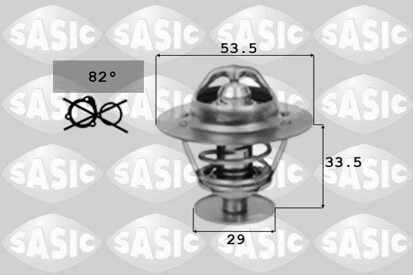 SASIC termostatas, aušinimo skystis 9000072