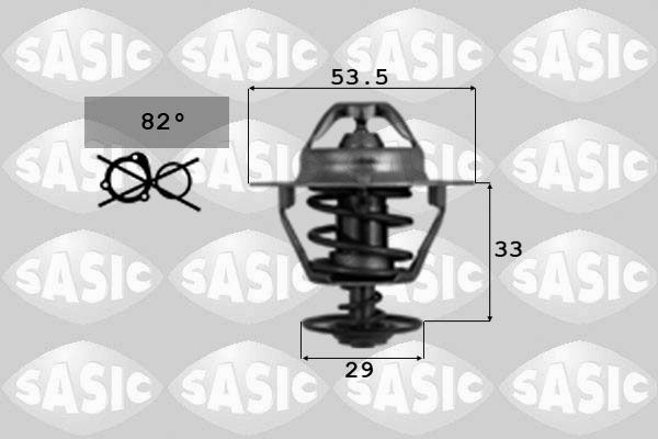 SASIC Термостат, охлаждающая жидкость 9000107