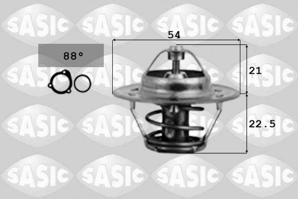 SASIC termostatas, aušinimo skystis 9000391