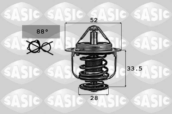 SASIC termostatas, aušinimo skystis 9000715