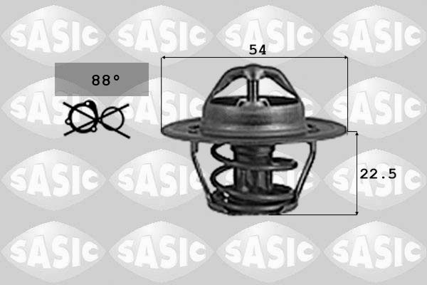 SASIC termostatas, aušinimo skystis 9000742