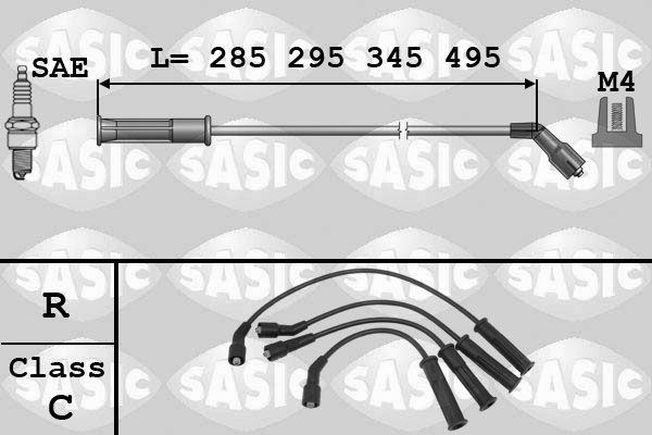 SASIC uždegimo laido komplektas 9284006