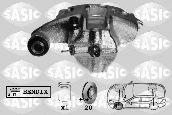 SASIC Тормозной суппорт SCA0082