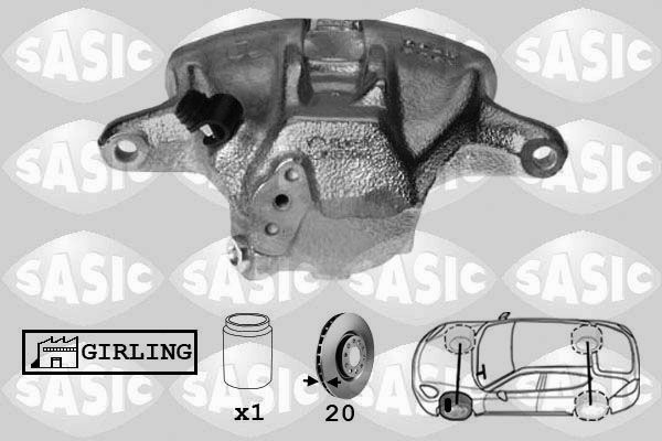 SASIC Тормозной суппорт SCA6016