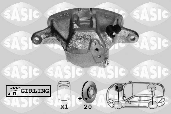 SASIC stabdžių apkaba SCA6017