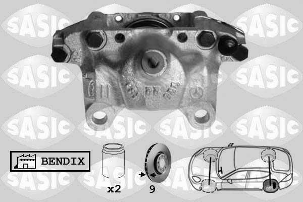 SASIC Тормозной суппорт SCA6084