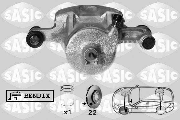 SASIC Тормозной суппорт SCA6120