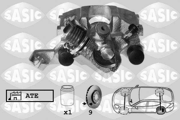 SASIC Тормозной суппорт SCA6158