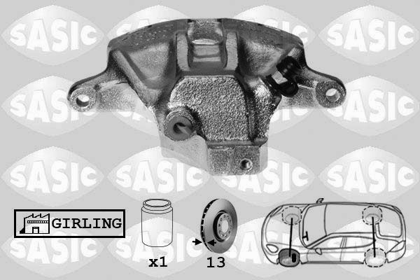 SASIC Тормозной суппорт SCA6170