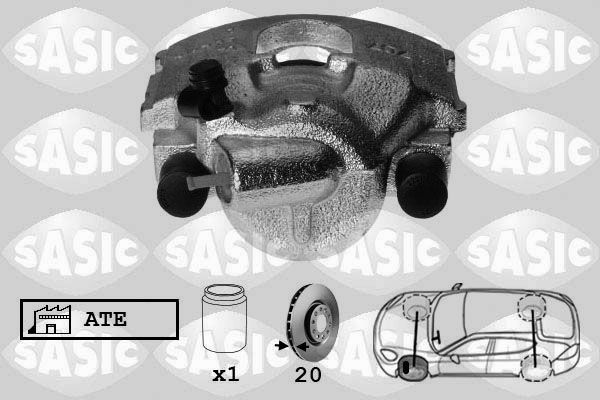 SASIC Тормозной суппорт SCA6188