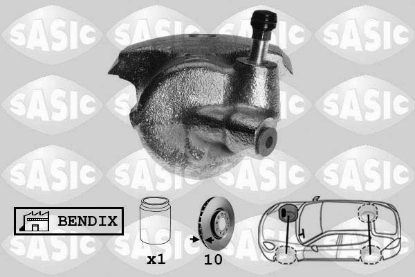 SASIC Тормозной суппорт SCA6223