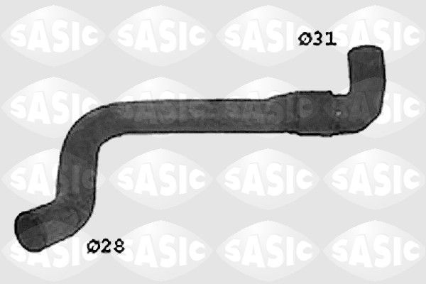 SASIC Шланг радиатора SWH4257