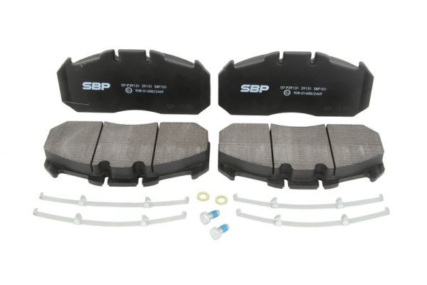 SBP Комплект тормозных колодок, дисковый тормоз 07-P29131