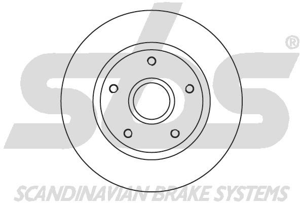 SBS Тормозной диск 1815203993