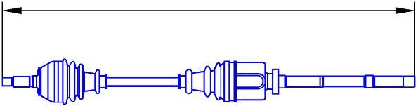 SERCORE kardaninis velenas 12455A