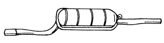 SIGAM Глушитель выхлопных газов конечный 12618