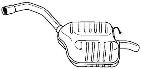 SIGAM Глушитель выхлопных газов конечный 26609