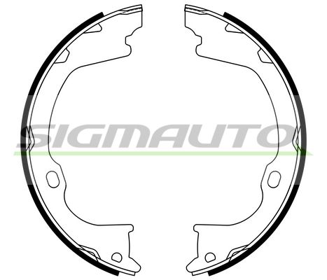 SIGMAUTO Комплектующие, тормозная колодка SK0514