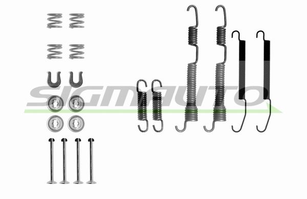 SIGMAUTO priedų komplektas, stabdžių trinkelės SK0807