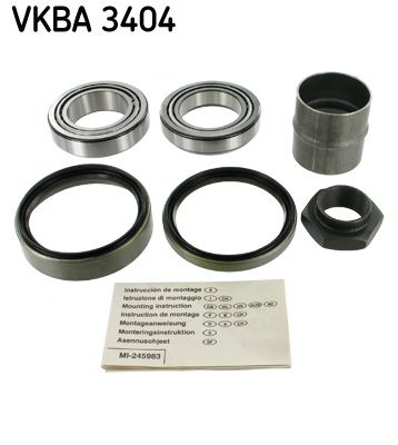 SKF Комплект подшипника ступицы колеса VKBA 3404