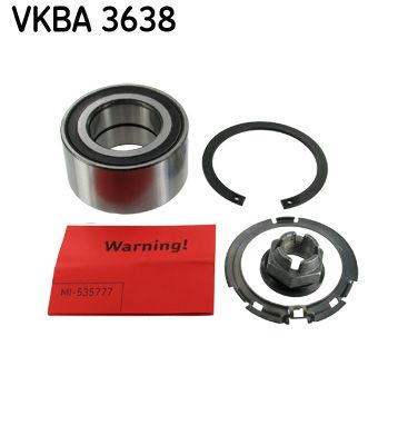 SKF Комплект подшипника ступицы колеса VKBA 3638