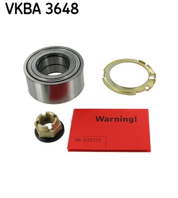 SKF Комплект подшипника ступицы колеса VKBA 3648