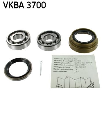 SKF Комплект подшипника ступицы колеса VKBA 3700