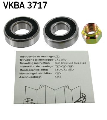 SKF Комплект подшипника ступицы колеса VKBA 3717