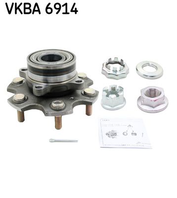 SKF Комплект подшипника ступицы колеса VKBA 6914