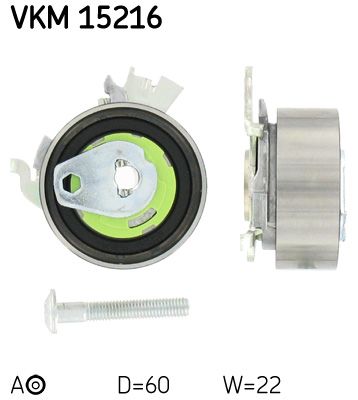 SKF Натяжной ролик, ремень ГРМ VKM 15216