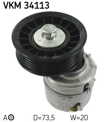 SKF Натяжной ролик, поликлиновой ремень VKM 34113