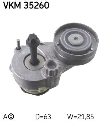 SKF Натяжной ролик, поликлиновой ремень VKM 35260