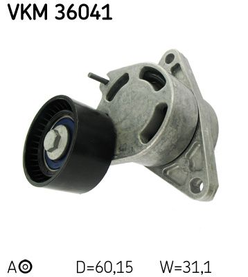 SKF Натяжной ролик, поликлиновой ремень VKM 36041