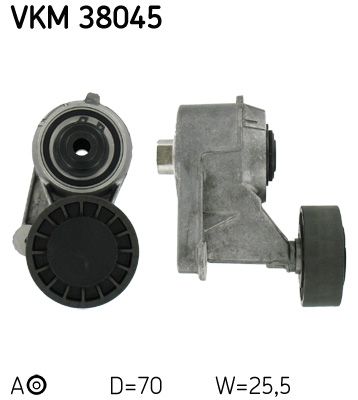 SKF Натяжной ролик, поликлиновой ремень VKM 38045