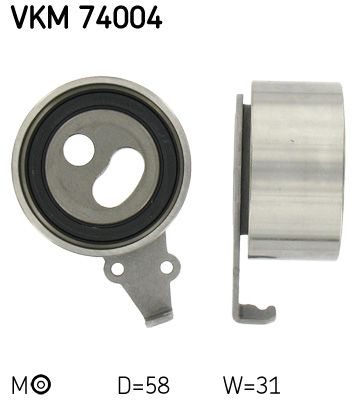 SKF Натяжной ролик, ремень ГРМ VKM 74004