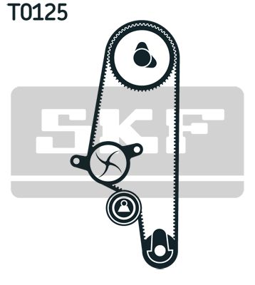 SKF paskirstymo diržo komplektas VKMA 01110